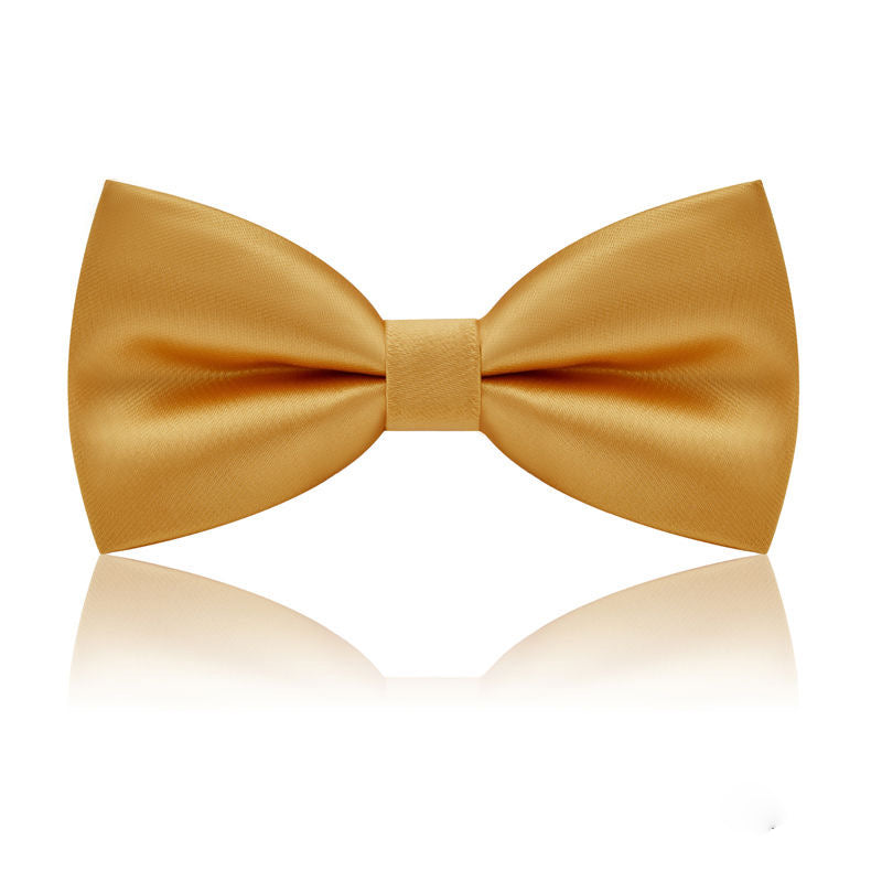 Men's Accessories Bow Tie Golden 3 Color