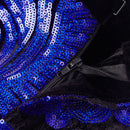 【Combinación Especial】Pantalones Azules con Bordado Brillante de Lujo para Hombre