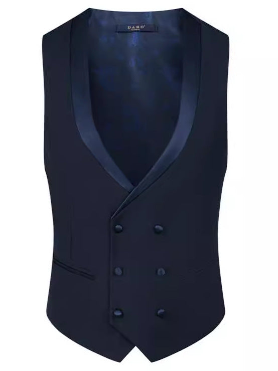 Wedding Dark Blue Tuxedo Vest