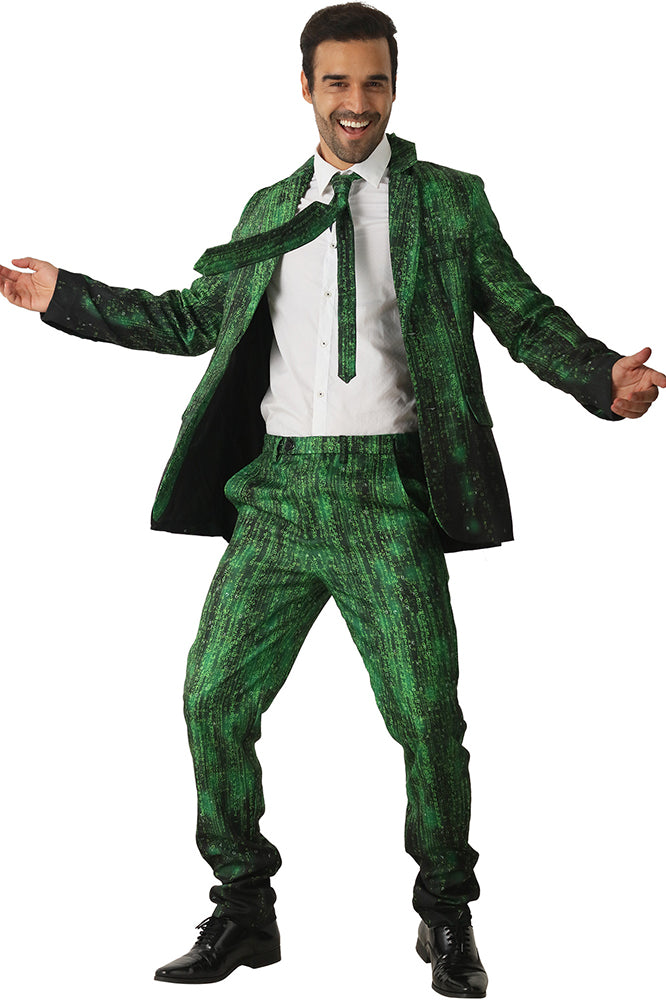 Green Eraspooky Party Suit - 3