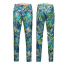 Men's  Tropical Palm Leaf Print Pant