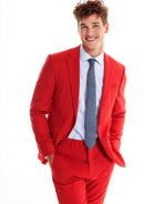 Classic Red Blazer