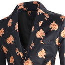 Men's Cheetah Print 3-Piece Suit