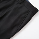 black wedding dress suit details - 3