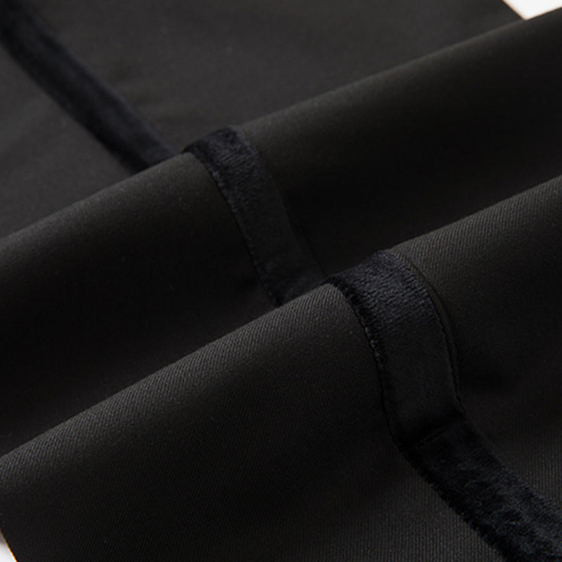 Men's Exquisite Luxury for Elegance Style Black and Gold Velvet Tuxedo
