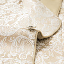 Damask Champagne Suit details - 1