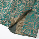 Gold Damask Green Suit details - 3