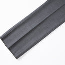 Traje gris a cuadros de tres piezas con un botón para hombre