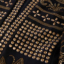 Hand-Embellished Gold Crown Jacket