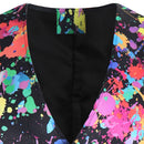 Traje negro de 3 piezas para fiesta de hombre