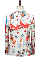 Men’s 3D Digital Print 2-Piece Stage Performance Suit