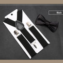Men's Classic Bow Tie & Suspenders Set 16 Color
