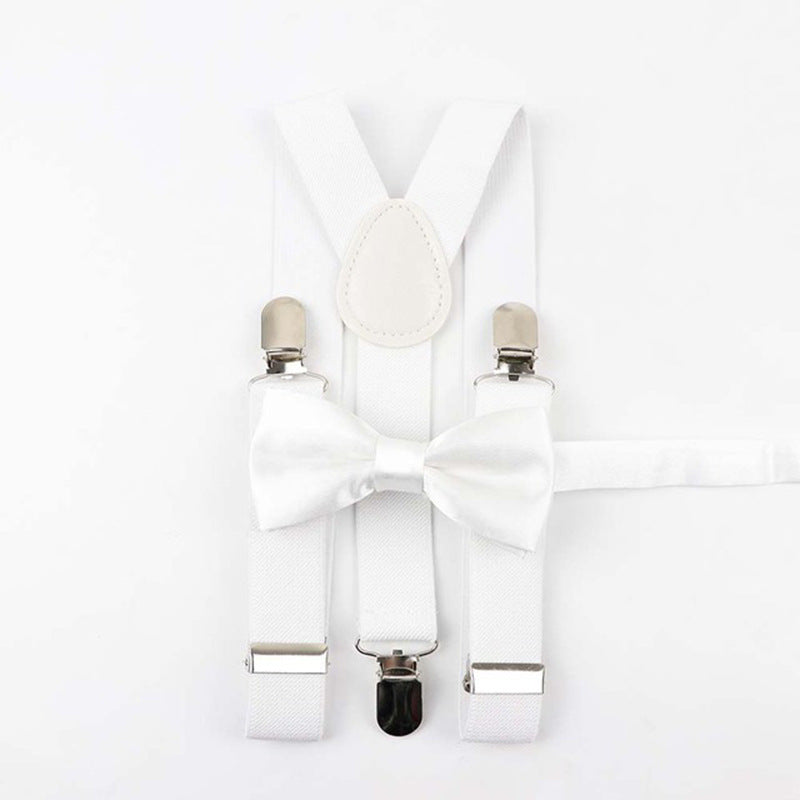 Men's Classic Bow Tie & Suspenders Set 17 Color