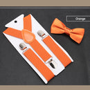 Men's Classic Bow Tie & Suspenders Set 16 Color