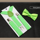 Men's Classic Bow Tie & Suspenders Set 16 Color