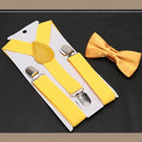 Men's Classic Bow Tie & Suspenders Set 16 Color