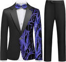 navy branch boy's black tuxedo