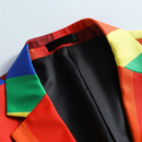 Men's 2-Piece Rainbow Pride Parade Blazer