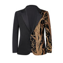 gold branch boy's black tuxedo - 4