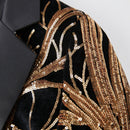 gold branch boy's black tuxedo - 7