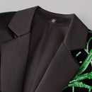 green branch boy's black tuxedo - 8