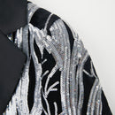 silver branch boy's black tuxedo - 8