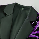 purple branch boy's black tuxedo - 5