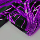 purple branch boy's black tuxedo - 7