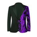 purple branch boy's black tuxedo- 4