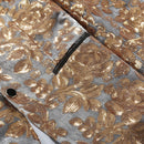 Robe 2 pièces à paillettes florales dorées pour garçon