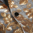 Robe 2 pièces à paillettes florales dorées pour garçon