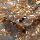 Robe 2 pièces à paillettes florales dorées pour garçon