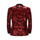 Robe 2 pièces à paillettes florales rouges pour garçon