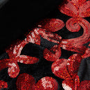 Robe 2 pièces à paillettes florales rouges pour garçon