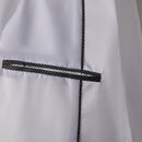 Robe 2 pièces à paillettes blanches et florales pour garçon