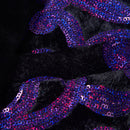 Boy's 2-Piece Purple  Sparkle Floral Sequin Dress