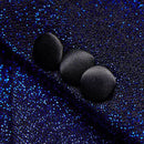 Ensemble 3 pièces à paillettes bleu marine pour garçon