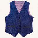 Ensemble 3 pièces à paillettes bleu marine pour garçon