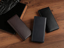 Slim Long Leather Wallet for Men – RFID Blocking
