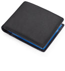 Men’s Genuine Leather Trifold Wallet with RFID Blocking & Coin Pocket