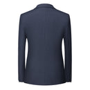 Dark Blue Texture Suit back