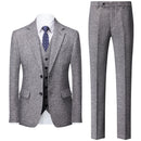 Wool Blend Gray Suit