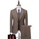 Wool Blend Brown Suit