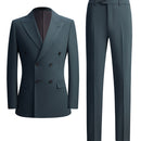 Dark Green Texture Suit