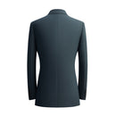 Dark Green Texture Suit Back