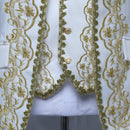 Men's 3-Piece White Vintage Court Performance Set with Gold Trim