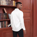 Men's Silk Satin Long Sleeve Shirt 2 Color
