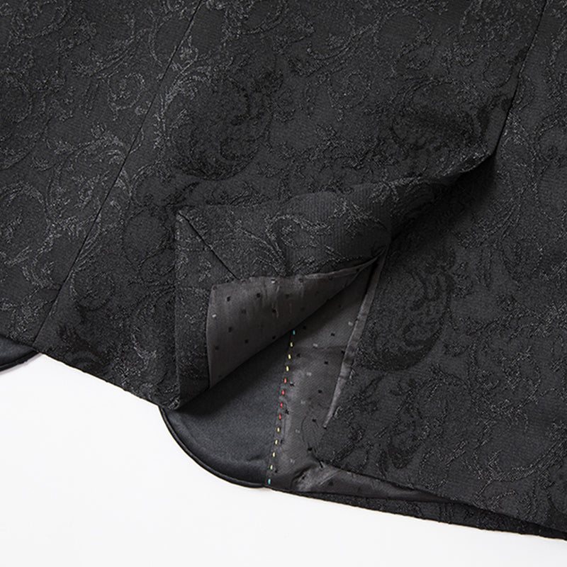 Damask Black Suit details - 3