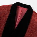 Starry Red Smoking Suit - 1