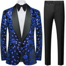 Blue Falling Stars sequin jacket